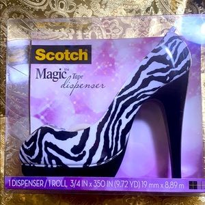 LIMITED EDITION Scotch Tape Dispenser👠Zebra Print